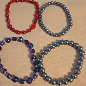 Vibrant Beaded Bracelet Set